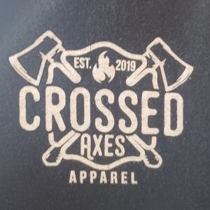 Crossed Axes Apparel Men's XXXL Short Sleeve 100% Cotton Canada Firefighter